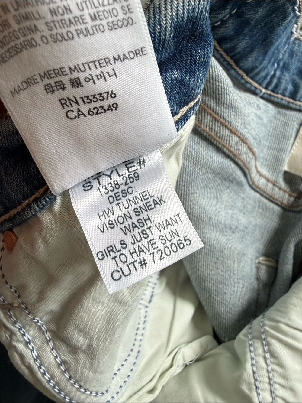 MOTHER Wide-Leg High-Rise Jeans — Medium Blue Wash - Picture 5 of 6